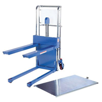 Hefti-Lift Load Stacker, Foot Pump Operated, 400 lbs. Capacity, 44" Max Lift Les Distributions ICE