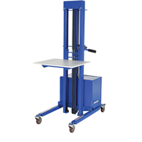 Quick Lift Stacker, Electric Operated, 400 lbs. Capacity, 57" Max Lift Les Distributions ICE