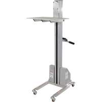 Quick Lift Stacker, Electric Operated, 175 lbs. Capacity, 57" Max Lift Les Distributions ICE