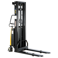 Fork Lift Stacker, Electric Operated, 2000 lbs. Capacity, 118" Max Lift Les Distributions ICE