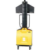 Narrow Mast Powered Lift Stacker, Electric Operated, 1500 lbs. Capacity, 63" Max Lift Les Distributions ICE