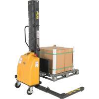 Narrow Mast Powered Lift Stacker, Electric Operated, 1000 lbs. Capacity, 63" Max Lift Les Distributions ICE