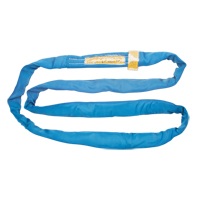 Polyester Round Sling, Blue, 4" W x 6' L, 23000 lbs. Vertical Load Les Distributions ICE