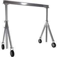 Grue-portique ajustable en aluminium, 10' lo, Capacit&eacute; 1500 lb (0,75 tonne) Les Distributions ICE