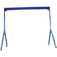 Grue-portique ajustable en acier, 20' lo, Capacit&eacute; 8000 lb (4 tonnes) Les Distributions ICE