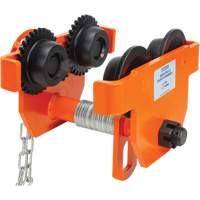 Adjustable Trolley with Safety Plates, 10000 lbs. (5 tons) Capacity, 4-14/16" - 6-7/8" Les Distributions ICE