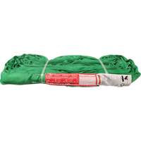 Polyester Round Sling, Green, 12' L, 6000 lbs. Vertical Load Les Distributions ICE