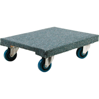 Wood Dollies - Heavy-Duty, Rubber Wheels, 1400 lbs. Capacity, 18" W x 24" D x 7" H Les Distributions ICE