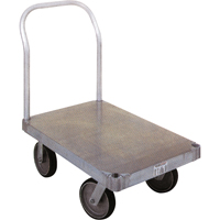Diable en aluminium, 24" la x 36" lo, 2000 lb cap, Roues Caoutchouc Les Distributions ICE