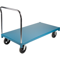 Heavy-Duty Platform Truck, 60" L x 30" W, 2000 lbs. Capacity, Rubber Casters Les Distributions ICE