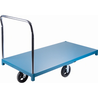 Heavy-Duty Platform Truck, 60" L x 30" W, 2000 lbs. Capacity, Rubber Casters Les Distributions ICE