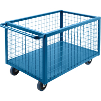 Caisson en treillis m&eacute;tallique, Acier, 39" lo x 24" la x 31,5" h, Volume 12 pi³, Capacit&eacute; 1200 lb Les Distributions ICE