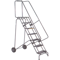 &eacute;chelles mobiles Fold-N-Store, 11 marches, Perfor&eacute;, Hauteur 110" Les Distributions ICE