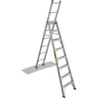 2700 Series Industrial Duty Multi-Way Ladders, 8', Aluminum, 250 lbs. Cap., ANSI 1, CSA 1 Les Distributions ICE