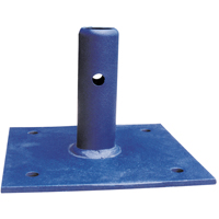 Scaffolding Accessories - Fixed Base Plate, Base Plate, 6" W x 6" H Les Distributions ICE