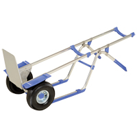 Ergonomic Hand Truck, Combination Handle, Aluminum, 52" Height, 350 lbs. Capacity Les Distributions ICE