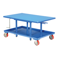 Table &eacute;l&eacute;vatrice &agrave; montant, 42" lo x 30" la, Acier, Capacit&eacute; 2000 lb Les Distributions ICE