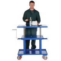 Table &eacute;l&eacute;vatrice hydraulique, 24" lo x 36" la, Acier, Capacit&eacute; 2000 lb Les Distributions ICE