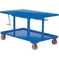 Table &eacute;l&eacute;vatrice &agrave; montant, 42" lo x 30" la, Acier, Capacit&eacute; 2000 lb Les Distributions ICE