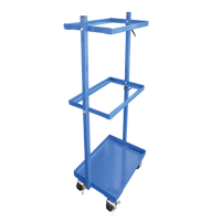 Stock Cart, Steel, 30-11/16" W x 19-1/4" D, 3 Shelves, 300 lbs. Capacity Les Distributions ICE