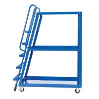 Stock Picking Cart, Steel, 21-7/8" W x 56-1/8" D, 3 Shelves, 1000 lbs. Capacity Les Distributions ICE