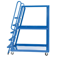 Stock Picking Cart, Steel, 27-7/8" W x 56-1/8" D, 3 Shelves, 1000 lbs. Capacity Les Distributions ICE