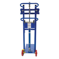 Empileur &agrave; plateforme, M&eacute;canisme Pompe au pied, Capacit&eacute; de 750 lb, Levage max de 52" Les Distributions ICE
