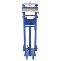 Gerbeur &agrave; plateforme hydraulique, M&eacute;canisme Pompe au pied, Capacit&eacute; de 750 lb, Levage max de 52" Les Distributions ICE