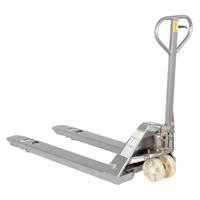 Pallet Truck, Stainless Steel, 48" L x 27" W, 5500 lbs. Capacity Les Distributions ICE
