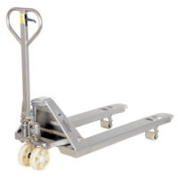Pallet Truck, Stainless Steel, 48" L x 27" W, 5500 lbs. Capacity Les Distributions ICE