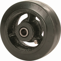 Mold-on Rubber Wheel, 4" (102 mm) Dia. x 2-1/2" (63.5 mm) W, 400 lbs. (181 kg.) Capacity Les Distributions ICE