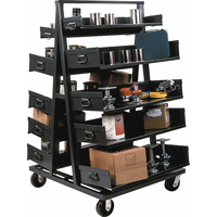 Chariots Adjust-A-Tray, 30" x 38" x 64", Capacit&eacute; 2500 lb Les Distributions ICE