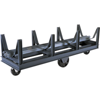 Chariot &agrave; berceaux, 96" lo x 28" la x 29" h, Capacit&eacute; de 10 000 lb, Roue Ph&eacute;nolique Les Distributions ICE