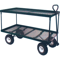 Double Deck Wagon, 24" W x 48" L, 600 lbs. Capacity Les Distributions ICE