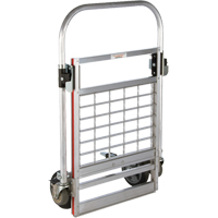 Chariot &agrave; plateforme repliable &agrave; quatre roues, Aluminium, 750 lb, 31" lo x 23-1/4" la, Hauteur 39" Les Distributions ICE