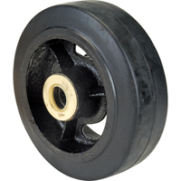 Rubber Wheels, 6" (152 mm) Dia. x 2" (51 mm) W, 550 lbs. (249 kg.) Capacity Les Distributions ICE