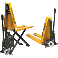 Chariots hydrauliques, 48" lo x 20-1/2" la, Acier, Capacit&eacute; de 3000 lb Les Distributions ICE