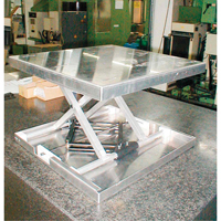 Lift-Tool Table Top Scissor Lift, 23" L x 22" W, Aluminum, 300 lbs. Capacity Les Distributions ICE