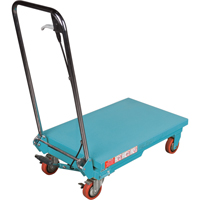 Heavy-Duty Hydraulic Scissor Lift Table, 27-1/2" L x 17-3/4" W, Steel, 330 lbs. Capacity Les Distributions ICE