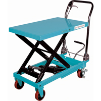 Heavy-Duty Hydraulic Scissor Lift Table, 32" L x 19-3/4" W, Steel, 1100 lbs. Capacity Les Distributions ICE