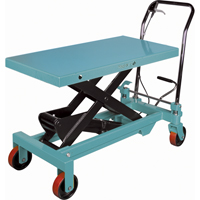 Heavy-Duty Hydraulic Scissor Lift Table, 39-3/8" L x 20-1/8" W, Steel, 1650 lbs. Capacity Les Distributions ICE