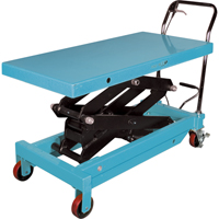 Table &eacute;l&eacute;vatrice robuste &agrave; ciseaux hydraulique, 48" lo x 24" la, Acier, Capacit&eacute; 1545 lb Les Distributions ICE