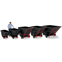 Tilt Truck, Polyethylene, 1-1/2 cu. yd., 1200 lbs. Load Capacity Les Distributions ICE