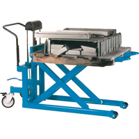 Chariots/tables hydrauliques de lev&eacute;e &agrave; ciseaux pour palettes, 42-1/2" lo x 20-1/2" la, Acier, Capacit&eacute; de 2200 lb Les Distributions ICE