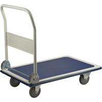 Chariot &agrave; plateforme avec poign&eacute;e pliante, Acier, 400 lb, 29" lo x 19" la, Hauteur 33" Les Distributions ICE
