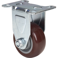 Caster, Rigid, 3" (76 mm), Polyurethane, 230 lbs. (104 kg.) Les Distributions ICE