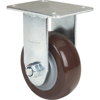 Caster, Rigid, 4" (101.6 mm), Polyurethane, 440 lbs. (199.58 kg.) Les Distributions ICE