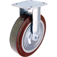 Caster, Rigid, 8" (203.2 mm), Polyurethane, 1000 lbs. (453.6 kg.) Les Distributions ICE