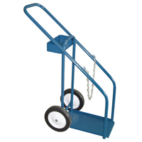 Gas Cylinder Carts, Semi-Pneumatic Wheels, 12" W x 16" L Base, 1000 lbs. Les Distributions ICE