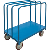 Single Level Rails Heavy-Duty Panel Mover Truck, 48" x 30" x 45", 2500 lbs. Capacity Les Distributions ICE